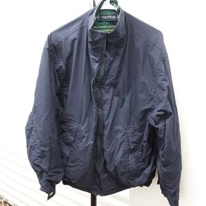 Nautica Men's Navy Reversible Jacket Size Medium